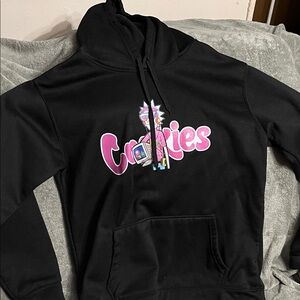 Cookies Black Hoodie for Women